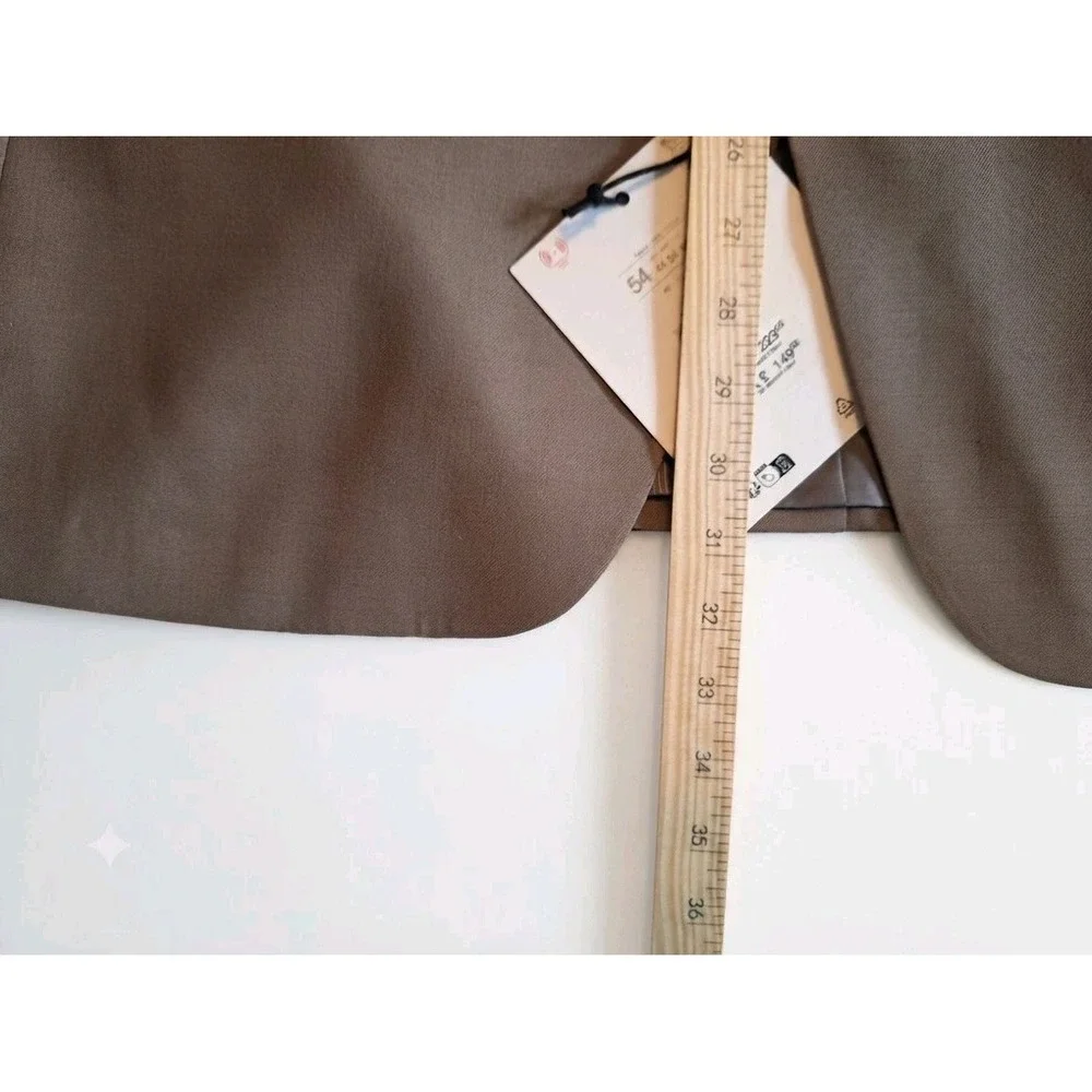 Willy Chavarria x Zara Oversized Blazer Taupe Brown Men Sz US 44 /BR 54 New 2023